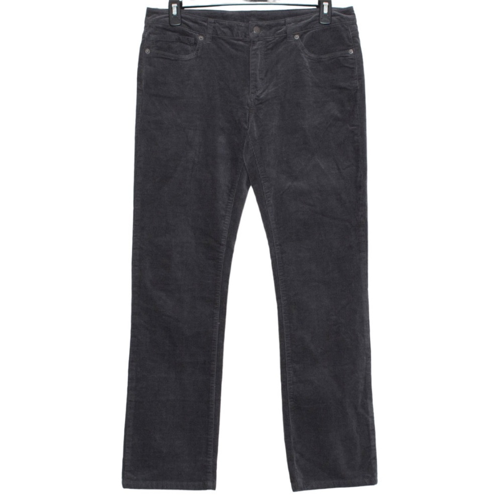 Patagonia Womens Pants Corduroy Straight Organic Cotton Gray 32